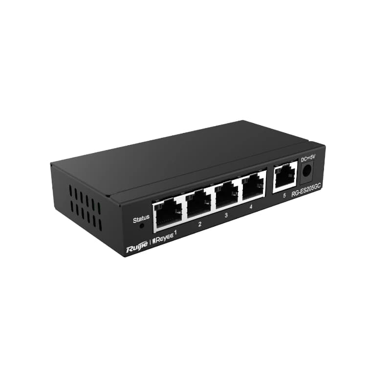 Reyee 5-Port Gigabit Smart Switch, 5 Gigabit RJ45 - 2