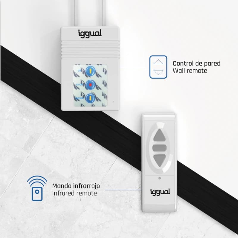 iggual Pantalla eléctrica 16:9 92" 203x114 cm - 3