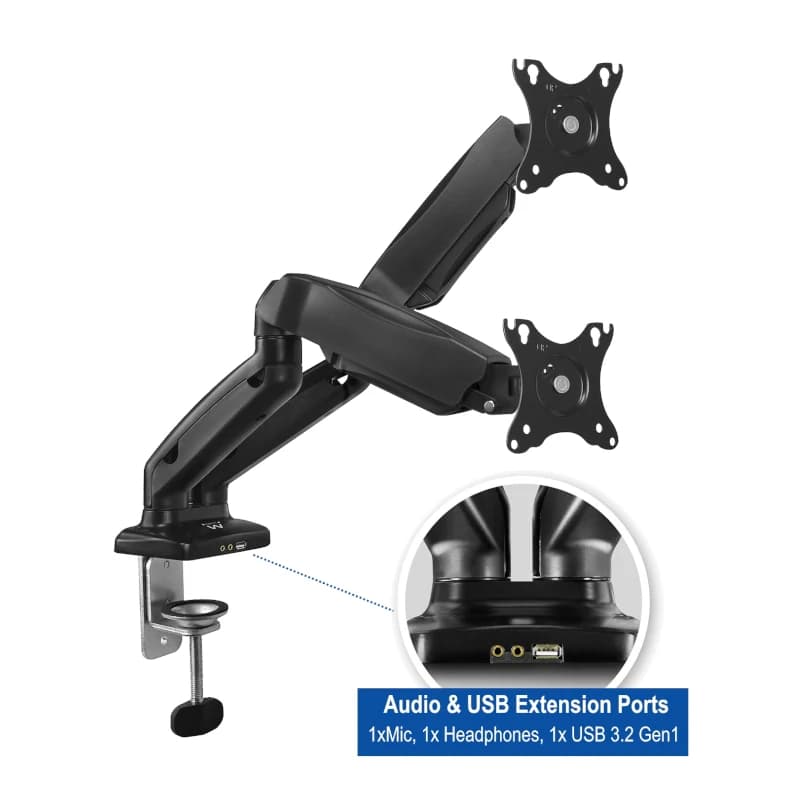 EWENT EW1516 Sop.TV Mesa Gas 2 Moni.27-34" USB-Mic - 3