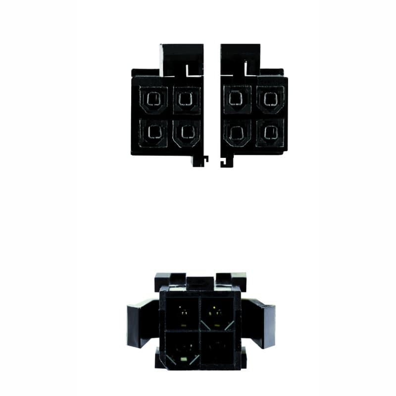 Nanocable Cable Alimentación 4PIN/H-4+4PIN/M, 15 c - 2