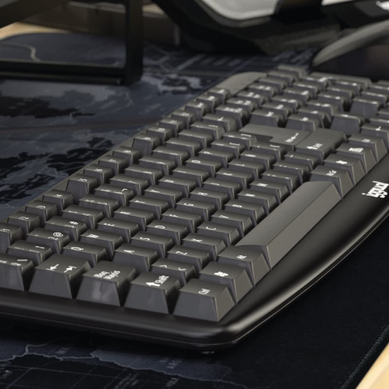 iggual Teclado USB estándar CK-BASIC-105T negro - 5