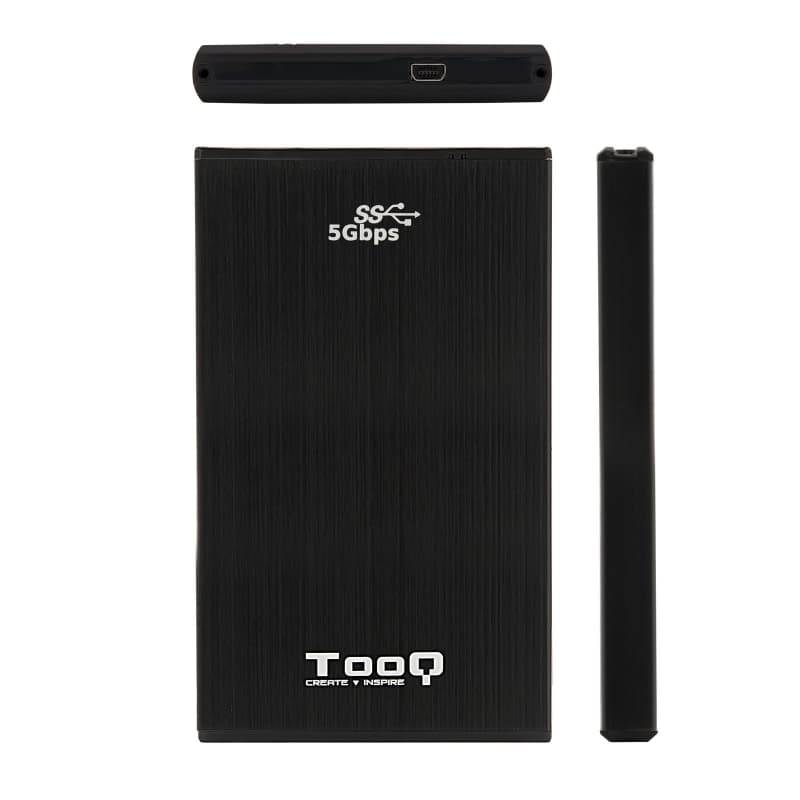 TooQ TQE-2522B caja HD 2.5" SATA3 USB 3.0 Negra - 2