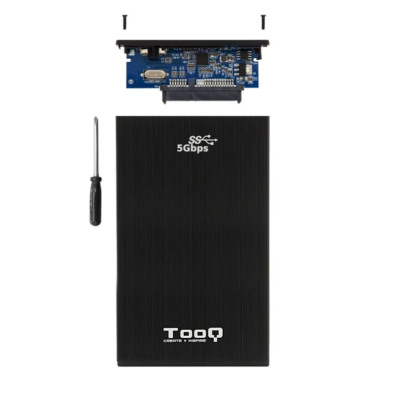 TooQ TQE-2522B caja HD 2.5" SATA3 USB 3.0 Negra - 4