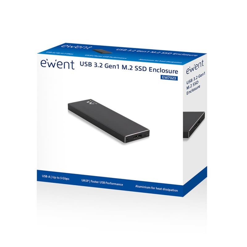 Ewent EW7023 Caja externa SSD M2 USB 3.1 Aluminio - 3