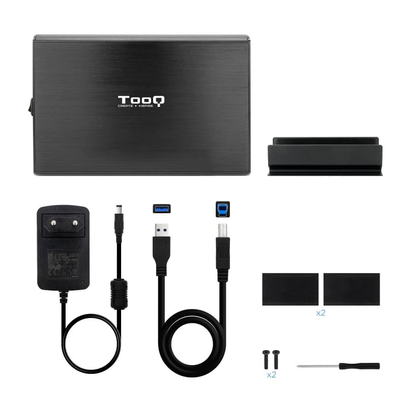 TooQ TQE-3531B Caja HDD 3.5" USB 3.1Gen1 Negra - 4