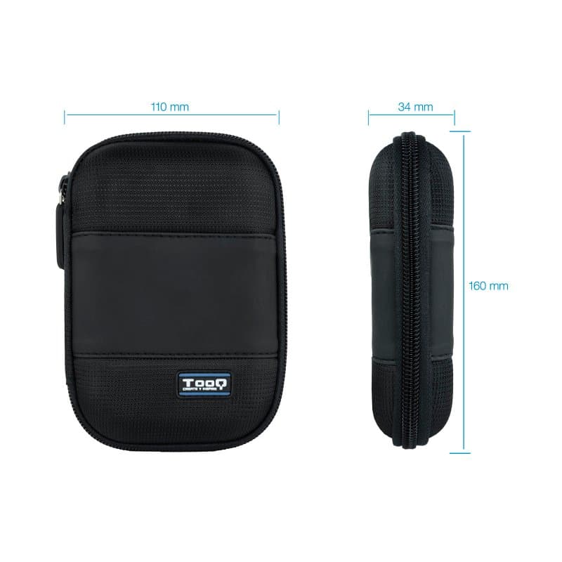 Tooq Funda resistente disco duro de 2,5" Negro - 2