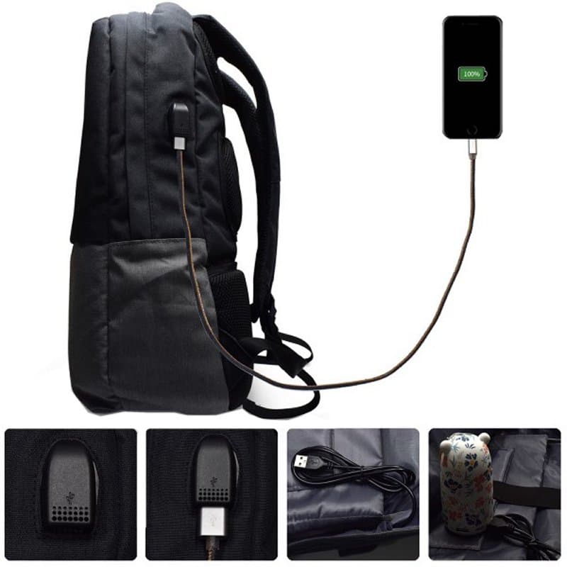 EWENT EW2529 Mochila 17.3" + Puerto usb - 2