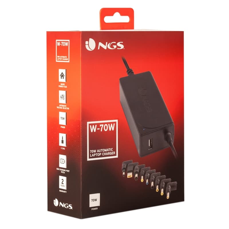 NGS Cargador Portatil Sliml W-70 - 3