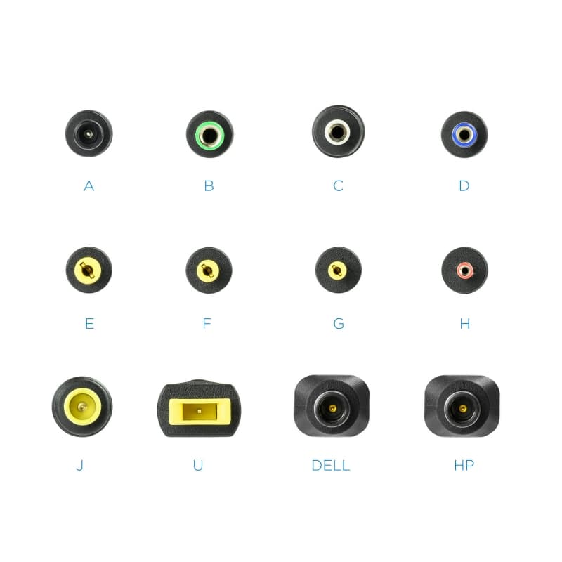 Tooq Cargador portátil 90W manual 12 conectores - 4