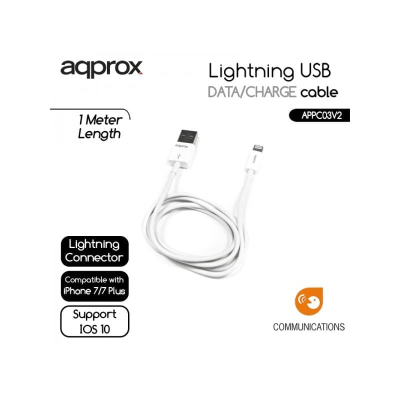 approx APPC03V2 Cable de datos/carga LIGHTNING/USB - 2