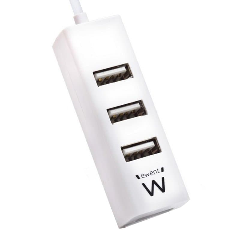 EWENT EW1122 MINI-HUB USB 4 PUERTOS BLANCO - 2