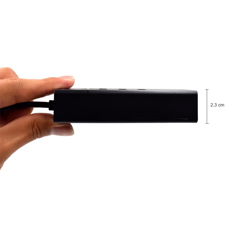 EWENT EW1141 Hub Tipo-C 3Pts.USB 3.1+1pto. GIGABIT - 4