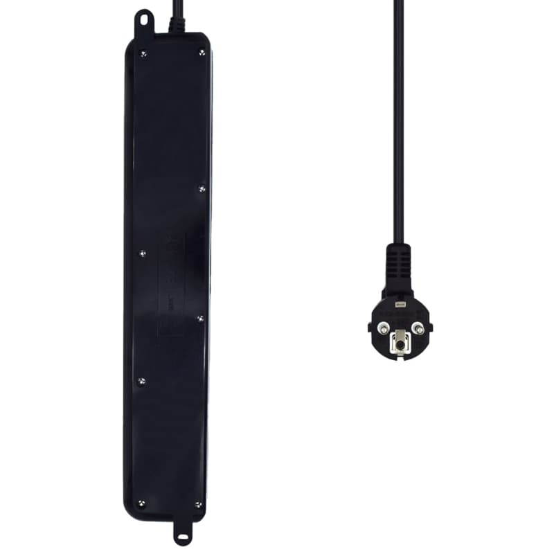 Ewent EW3924 Regleta 6 tomas con proteccion Negro - 2