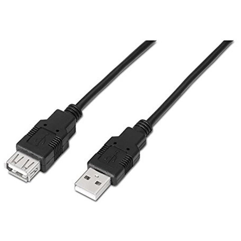 Nanocable Cable USB 2.0 Tipo-A M / H P Negro 1,8 m