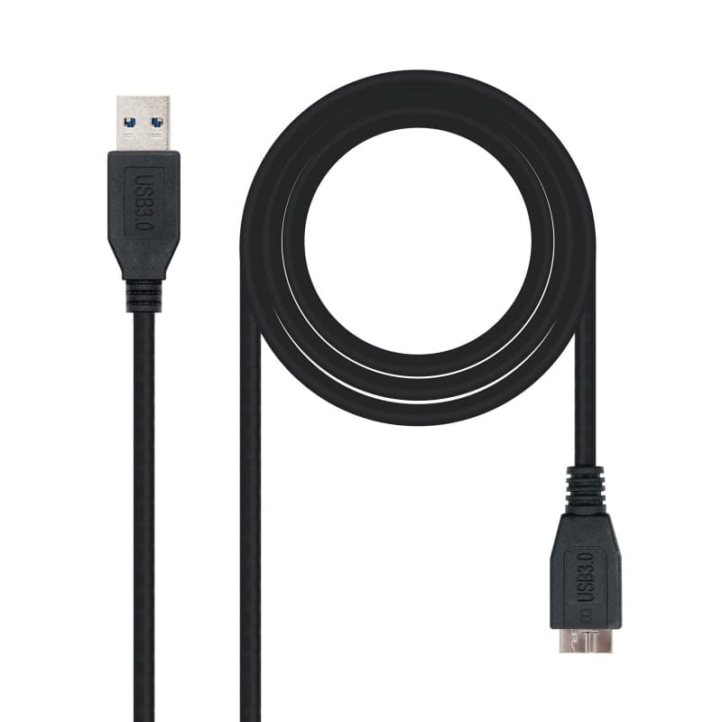 Nanocable Cable USB 3.0 Tipo A / macho-MicroUsb / B 2m