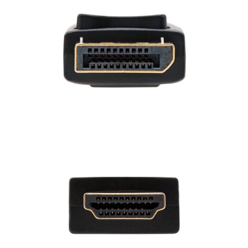 Nanocable Cable Conversor DP a HDMI 2 M Negro - 3