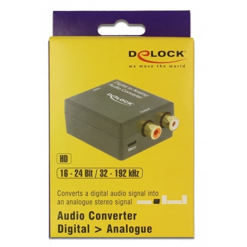 Delock Convertidor de audio Digital Toslink a RCA - 3