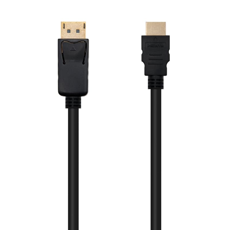 Nanocable Cable Conversor DP a HDMI 1 M Negro - 2