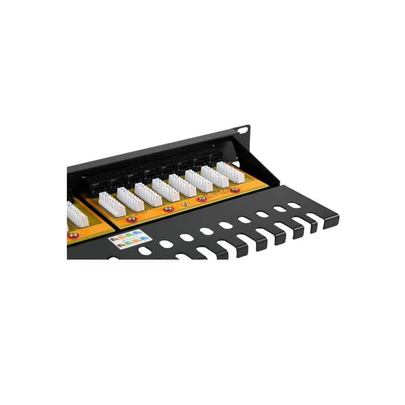 2LAN Patch Panel 19" CAT6A 24 Puertos UTP - 4