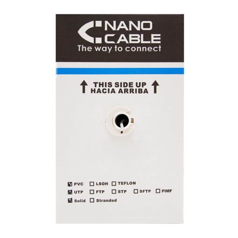 Nanocable Bobina  RJ45 CAT5E UTP Flexible 305Mts - 2