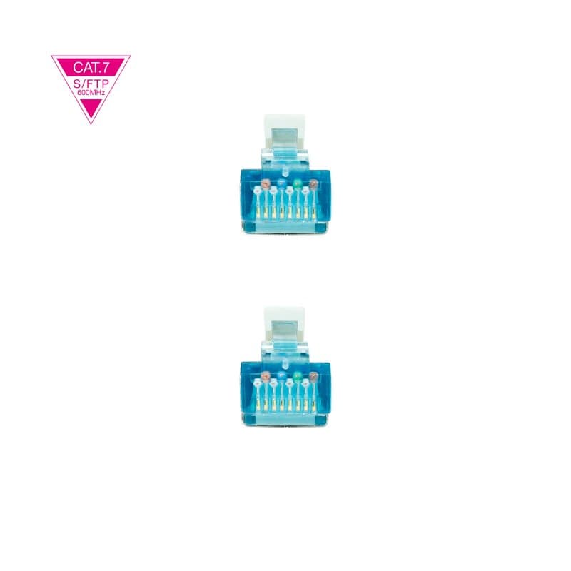 Nanocable Latiguillo Cat. 7 LSZH/SFTP 1 M Gris - 3