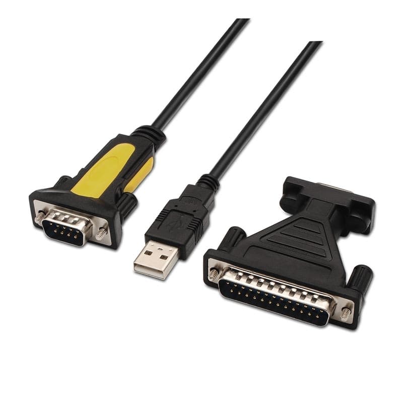 Nanocable Adaptador Usb a Serie  DB9M/25H - 2