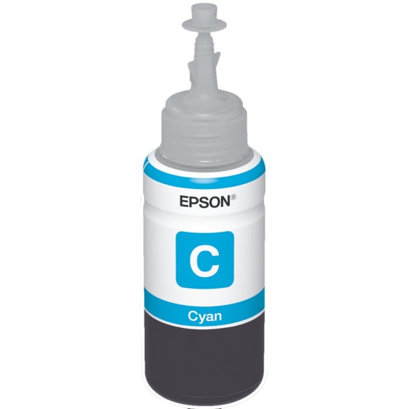 Epson Botella Tinta Ecotank T6641 Cyan - 2