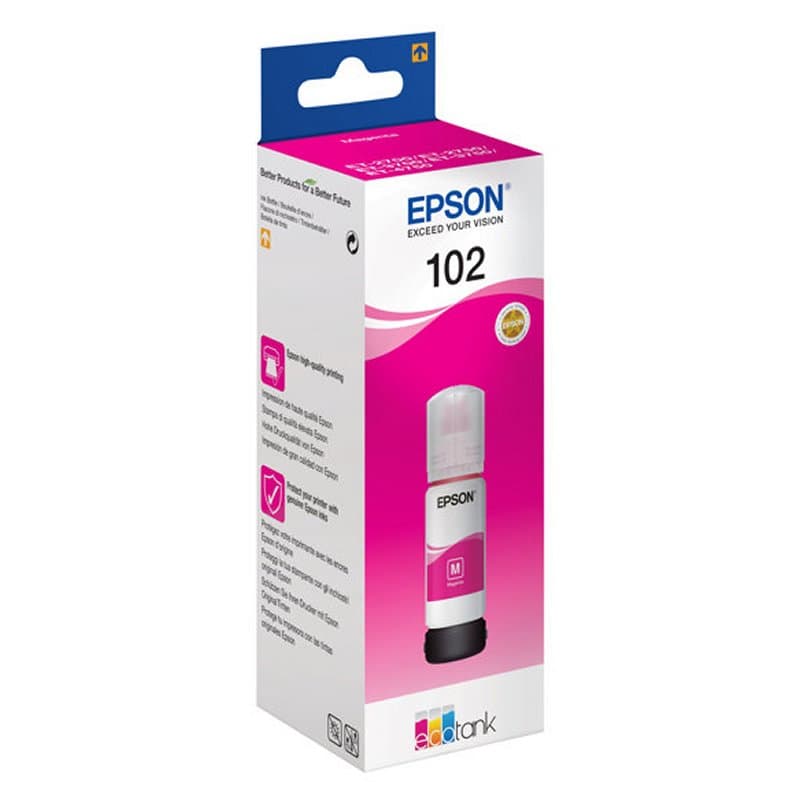 Epson Botella Tinta Ecotank 102 Magenta - 2