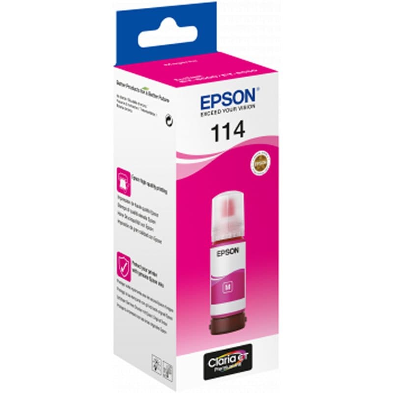 Epson Botella Tinta Ecotank 114 Magenta - 2