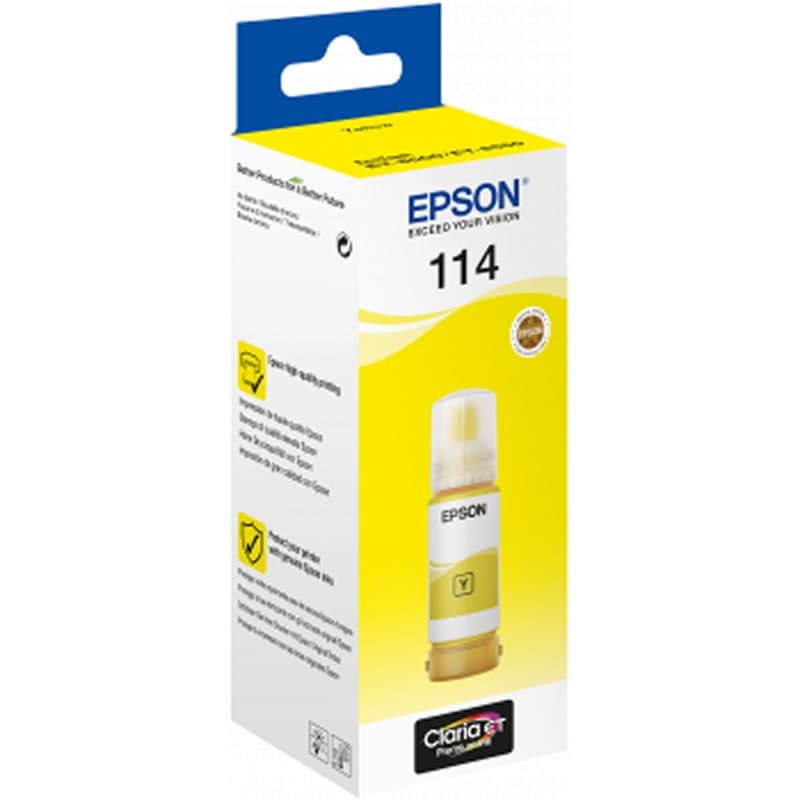 Epson Botella Tinta Ecotank 114 Amarillo - 2