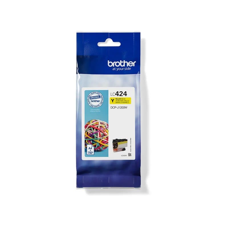 Brother Cartucho LC424Y Amarillo - 3