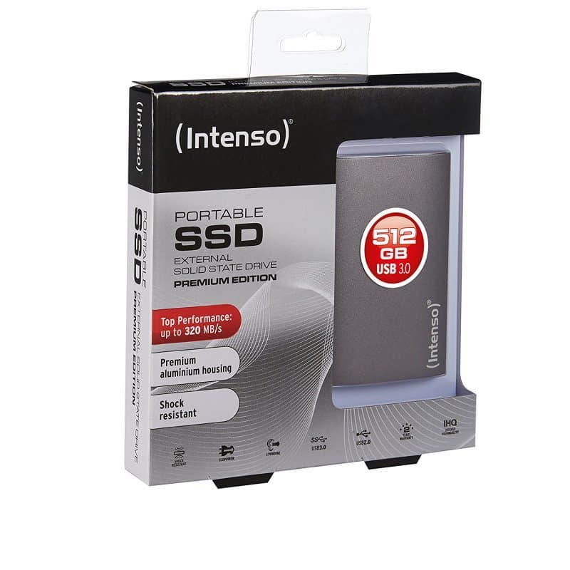 Intenso External SSD 256GB Premium Edition 1.8" - 3