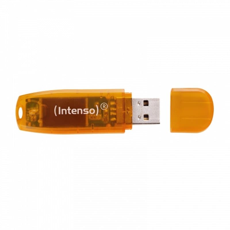 Intenso 3502490 Lápiz USB 2.0 Rainbow 64GB Naranja - 2