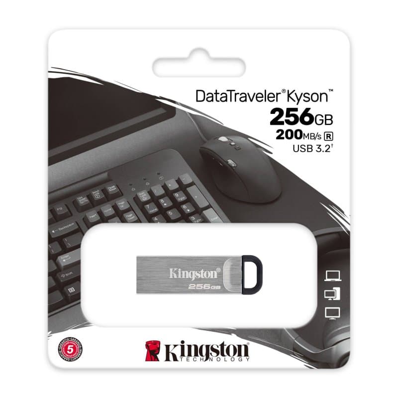 Kingston DataTraveler DTKN 256GB USB 3.2 Gen1 Plat - 3