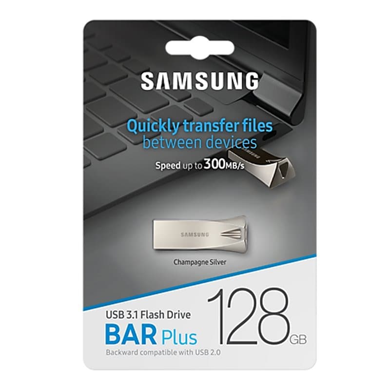 Samsung Bar Plus 128GB USB 3.1 Champaign Silver - 4
