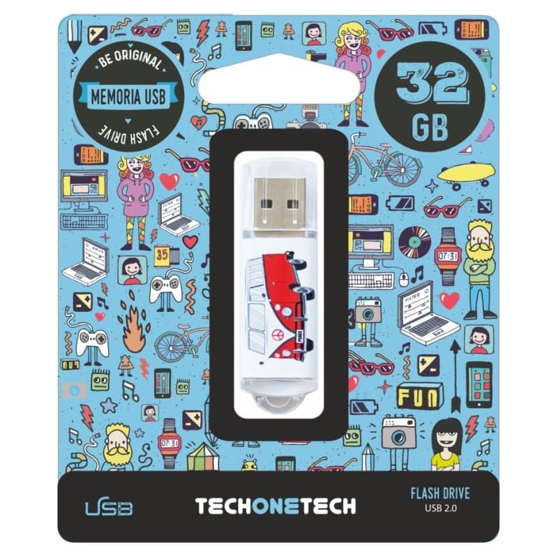 TECH ONE TECH Camper Van-Van 32 Gb USB 2.0