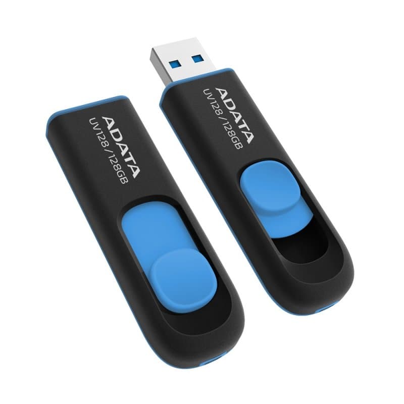 ADATA Lapiz Usb UV128 128GB USB 3.2 Negro/Azul - 2