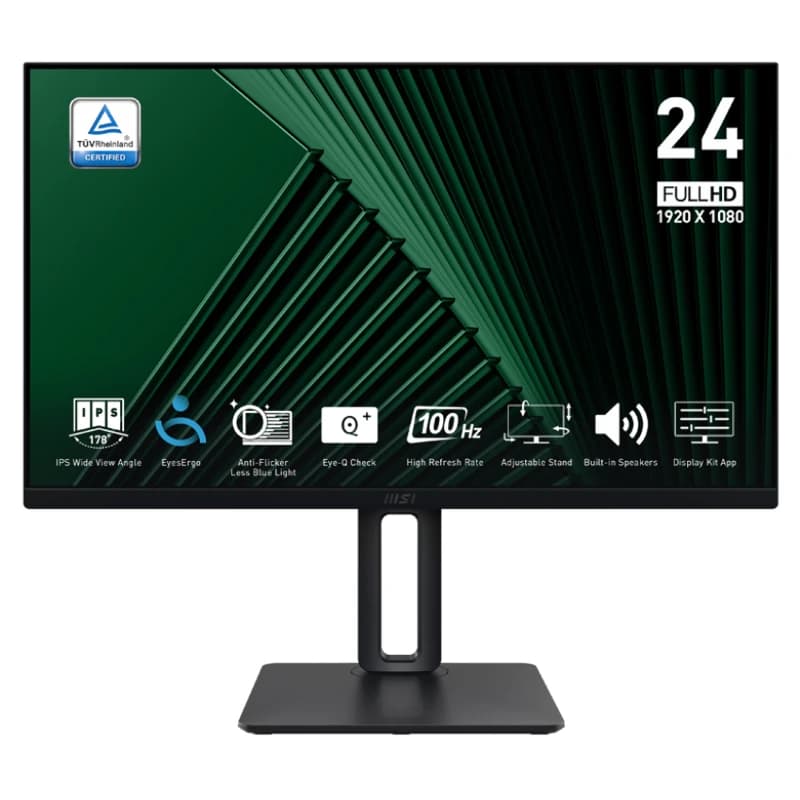 MSI MP245PG Monitor 23.8"100h VGA HDMI DP MM AA