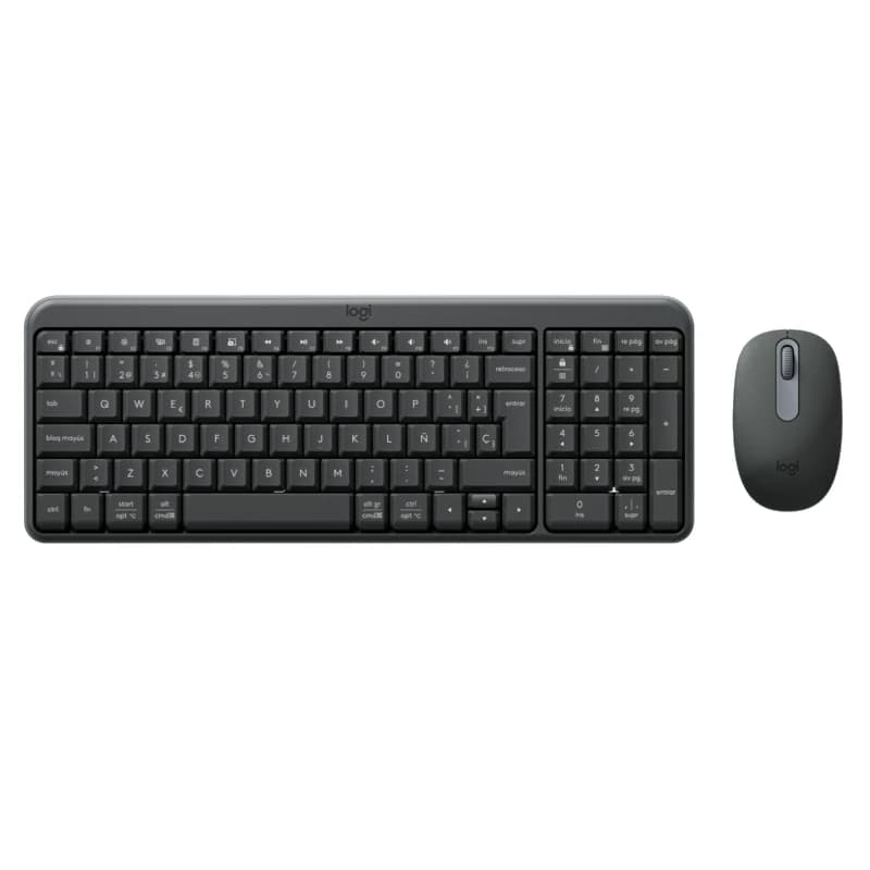 Logitech Teclado+raton MK250 bluet Negro