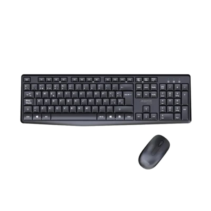 APPROX Teclado+raton inalamb X420B 1000DPI Negro
