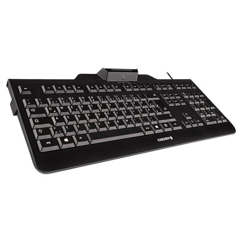 Cherry Teclado+lector chip integrado (DNIe) Negro - 3
