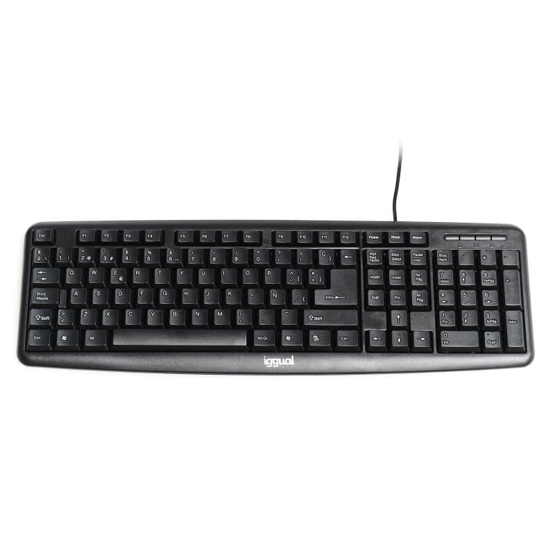 iggual Teclado USB estándar CK-BASIC-105T negro