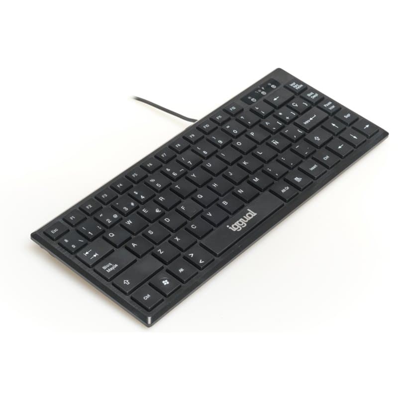 iggual Teclado USB compacto TKL Slim TKL-USB negro - 2