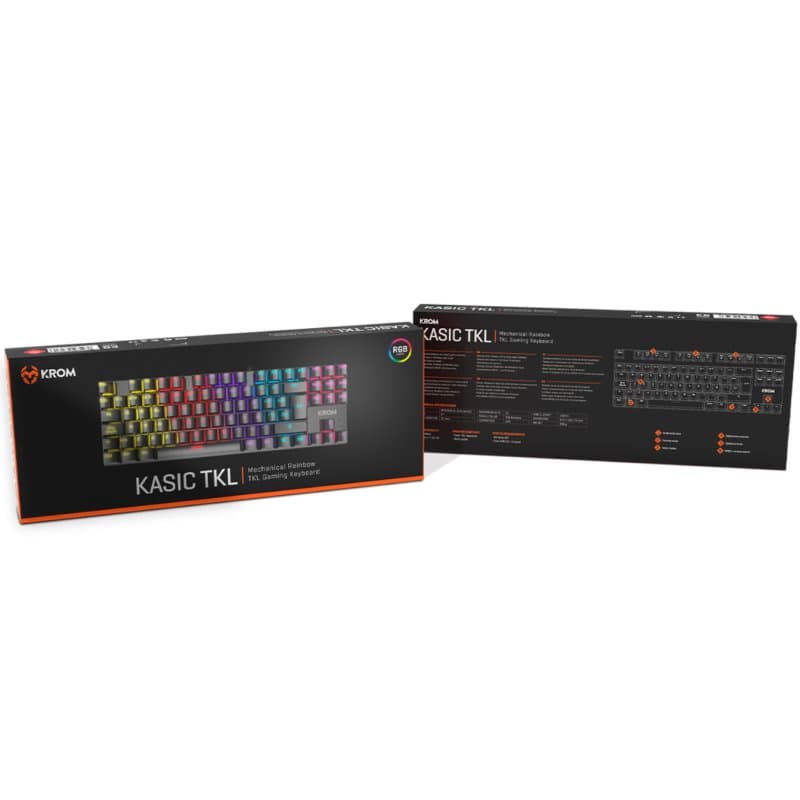 KROM Teclado Gaming NXKROMKASICTKL  TKL RAINBOW - 4