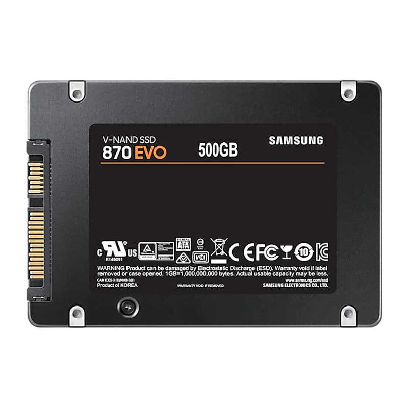 Samsung 870 Evo SSD 500GB 2.5" SATA3 - 3