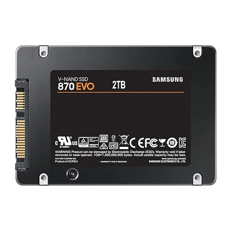 Samsung 870 Evo SSD 2TB 2.5" SATA3 - 3