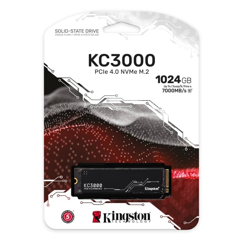 Kingston SKC3000S/1024G SSD 1024GB NVMe PCIe 4.0 - 3