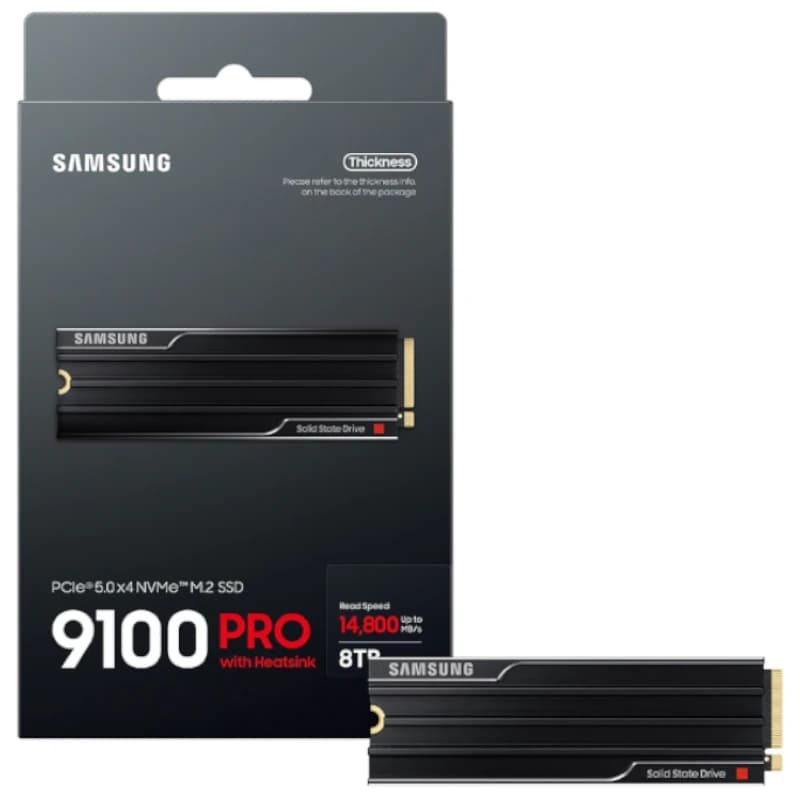 Samsung 9100 PRO HS SSD 8TB PCIe 5.0 14800 MB-s