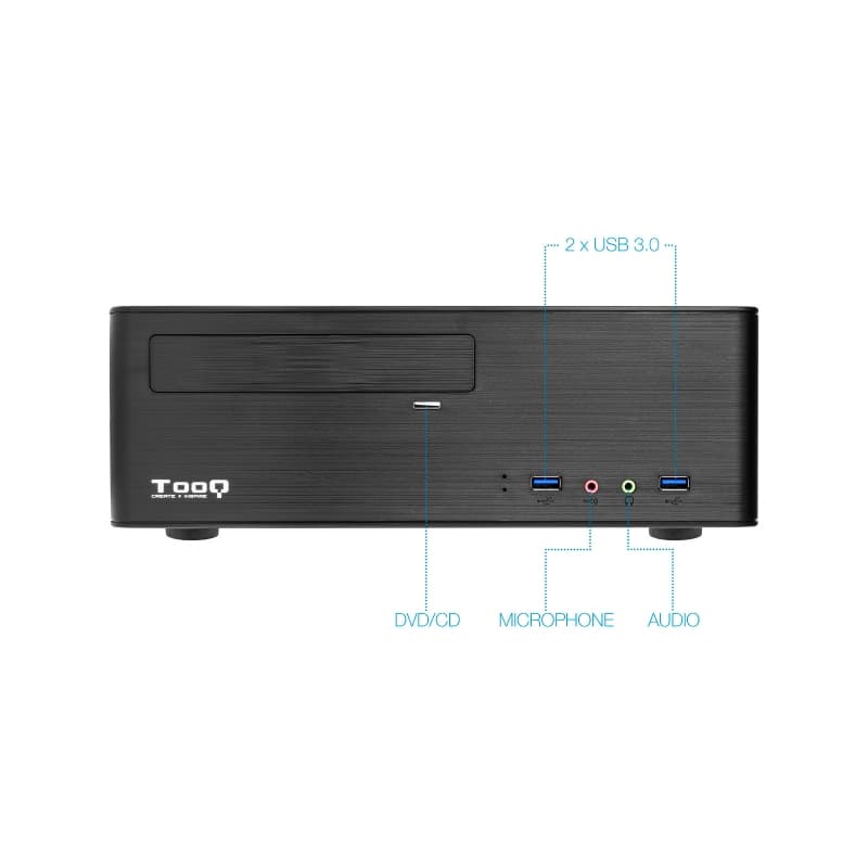 Tooq Caja Micro ATX/ITX TQC-3006DU3C 500W USB3.0 - 3