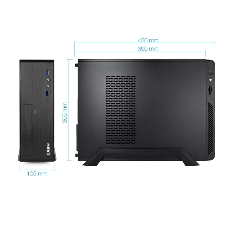 Tooq Caja Micro ATX/ITX TQC-3006DU3C 500W USB3.0 - 4
